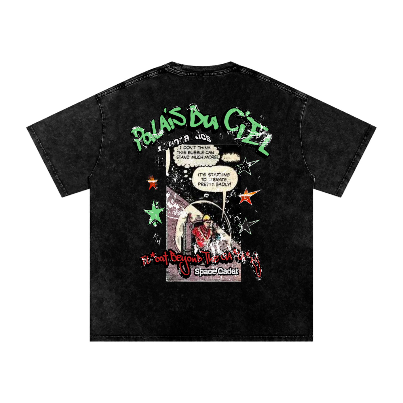 A I'm From Outer Space/ PALAIS DU CIEL Oversized Washed - T-shirt