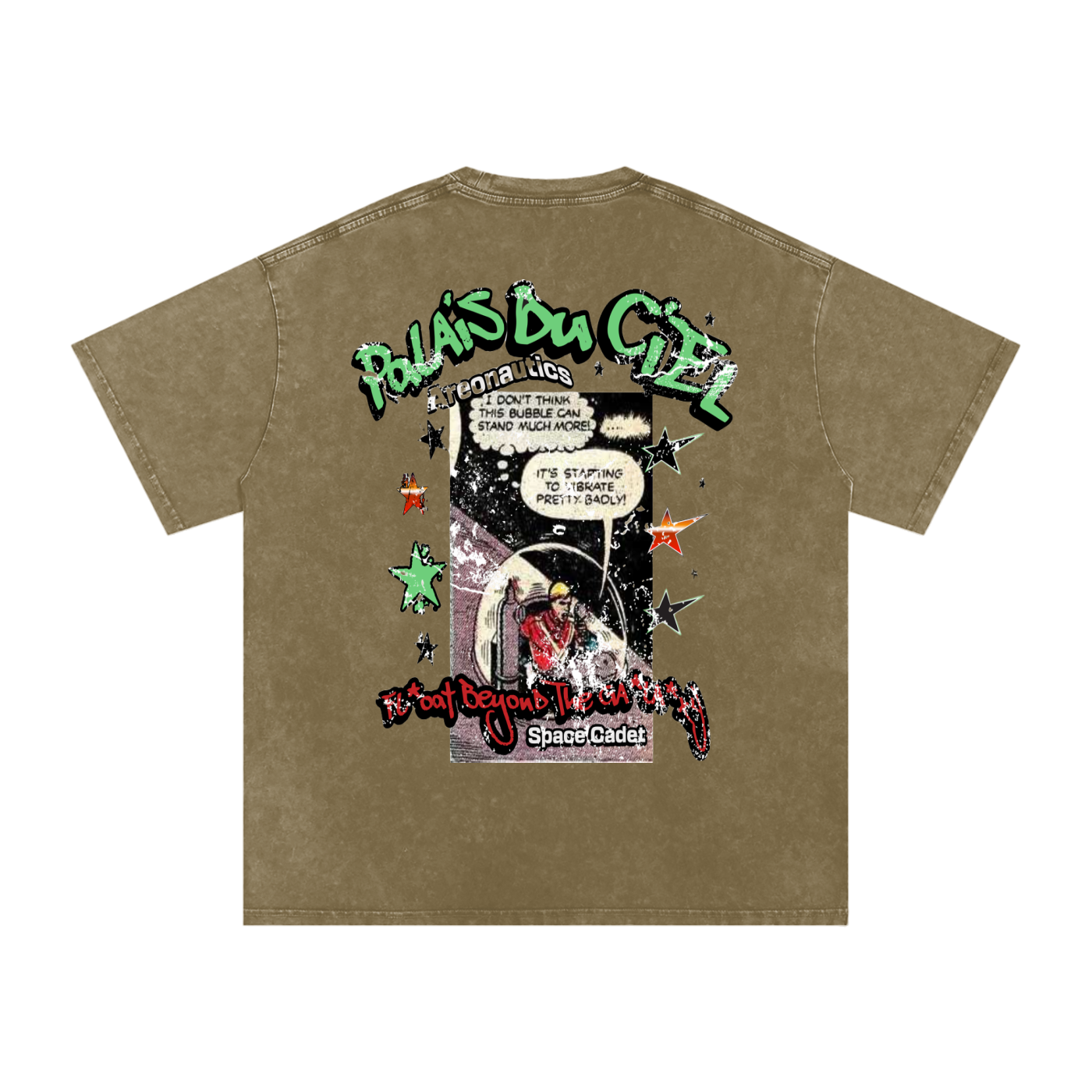 A I'm From Outer Space/ PALAIS DU CIEL Oversized Washed - T-shirt