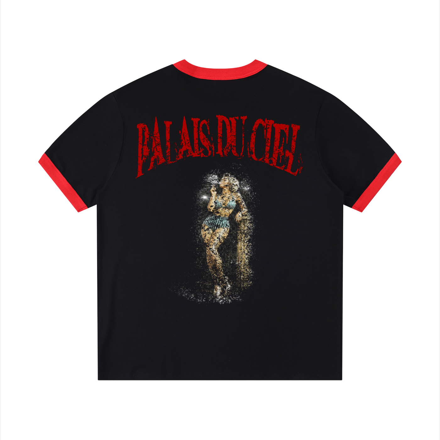A ACTUAL MODEL SMOKING T-SHIRT