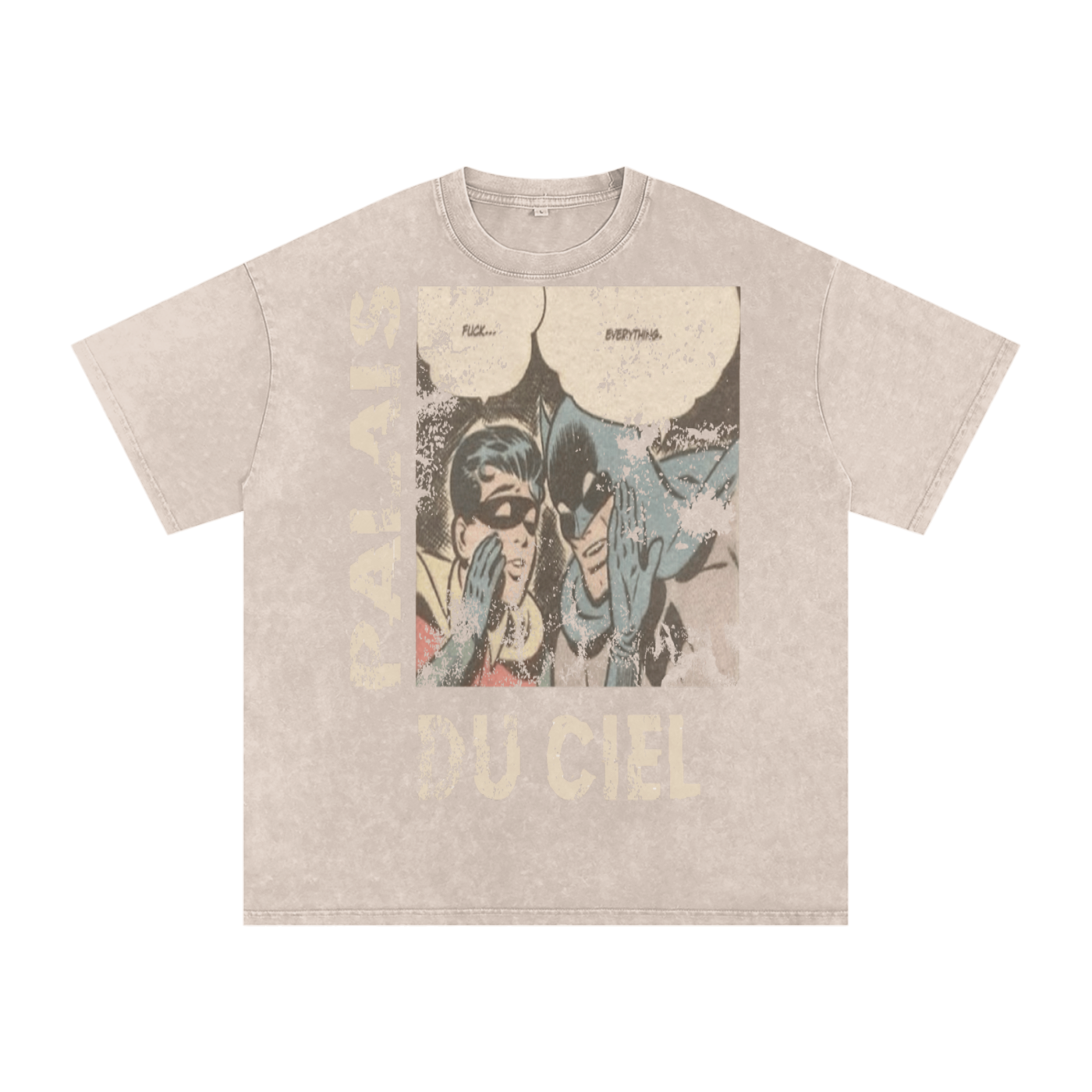 A HERO AND SIDEKICK WASHED T-SHIRT
