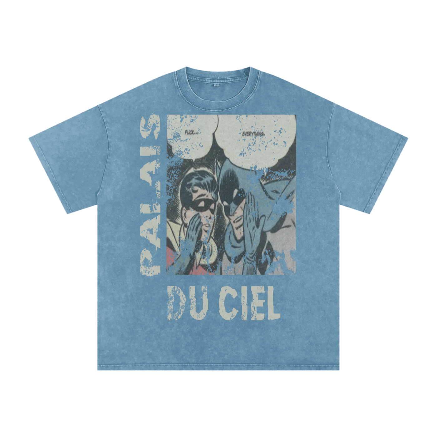A HERO AND SIDEKICK WASHED T-SHIRT