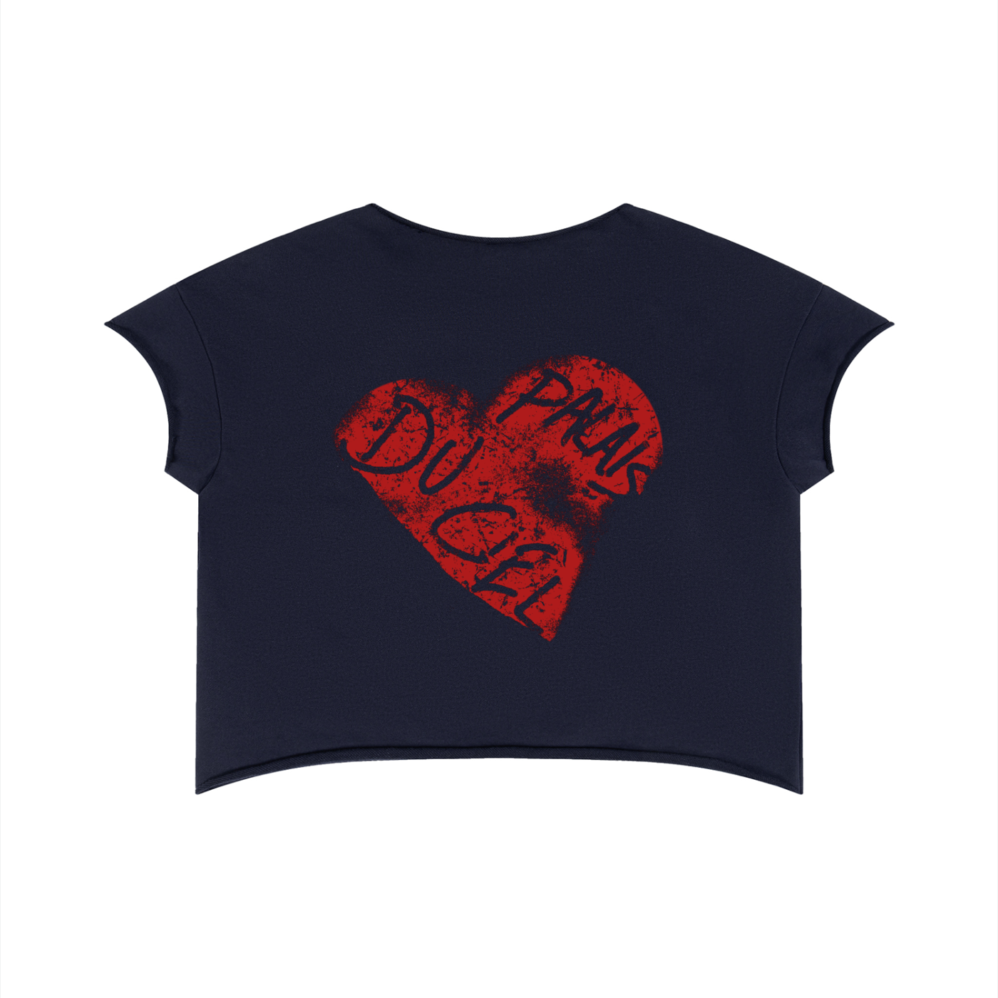 Unisex Heavyweight Boxy Raw Edge T-Shirt