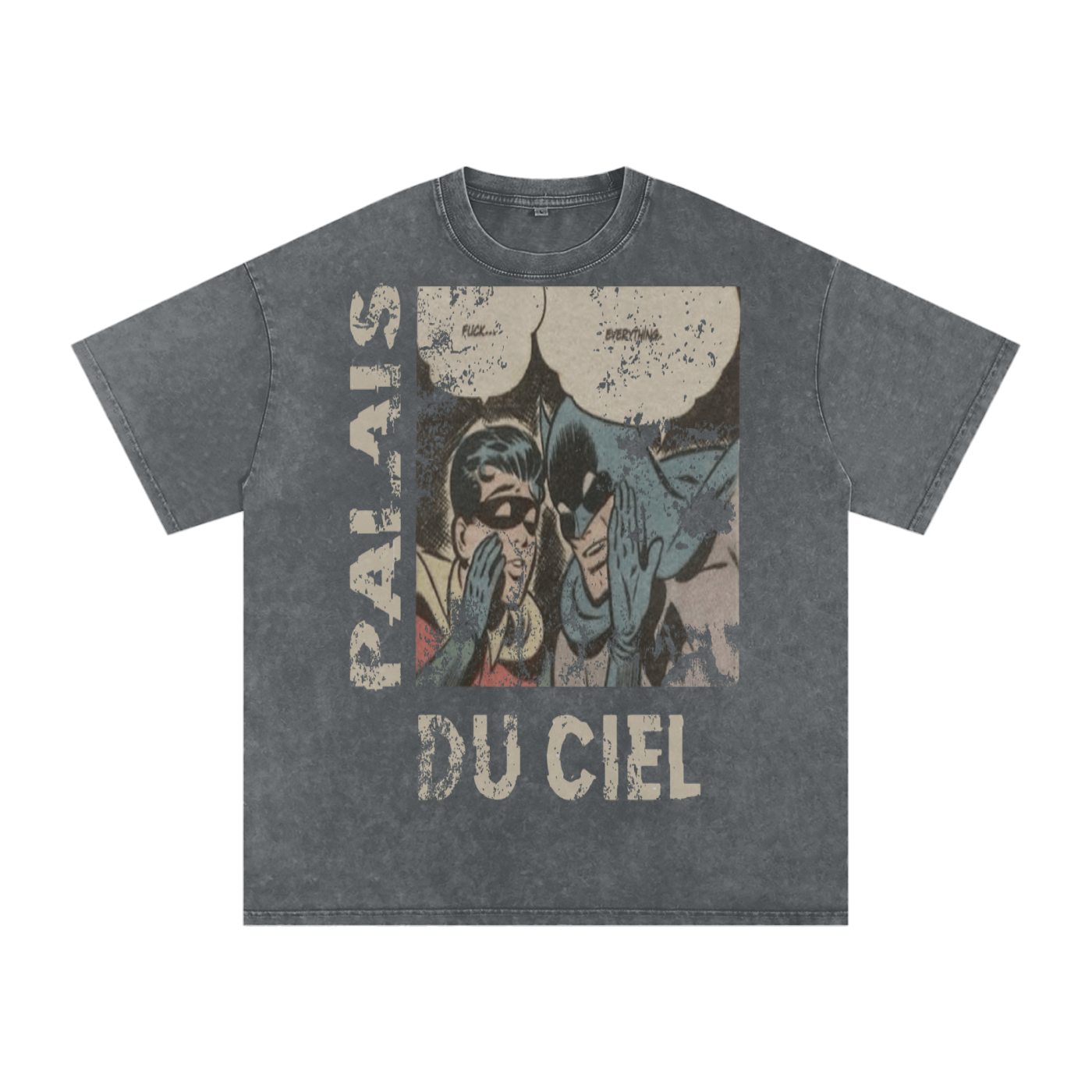 A HERO AND SIDEKICK WASHED T-SHIRT