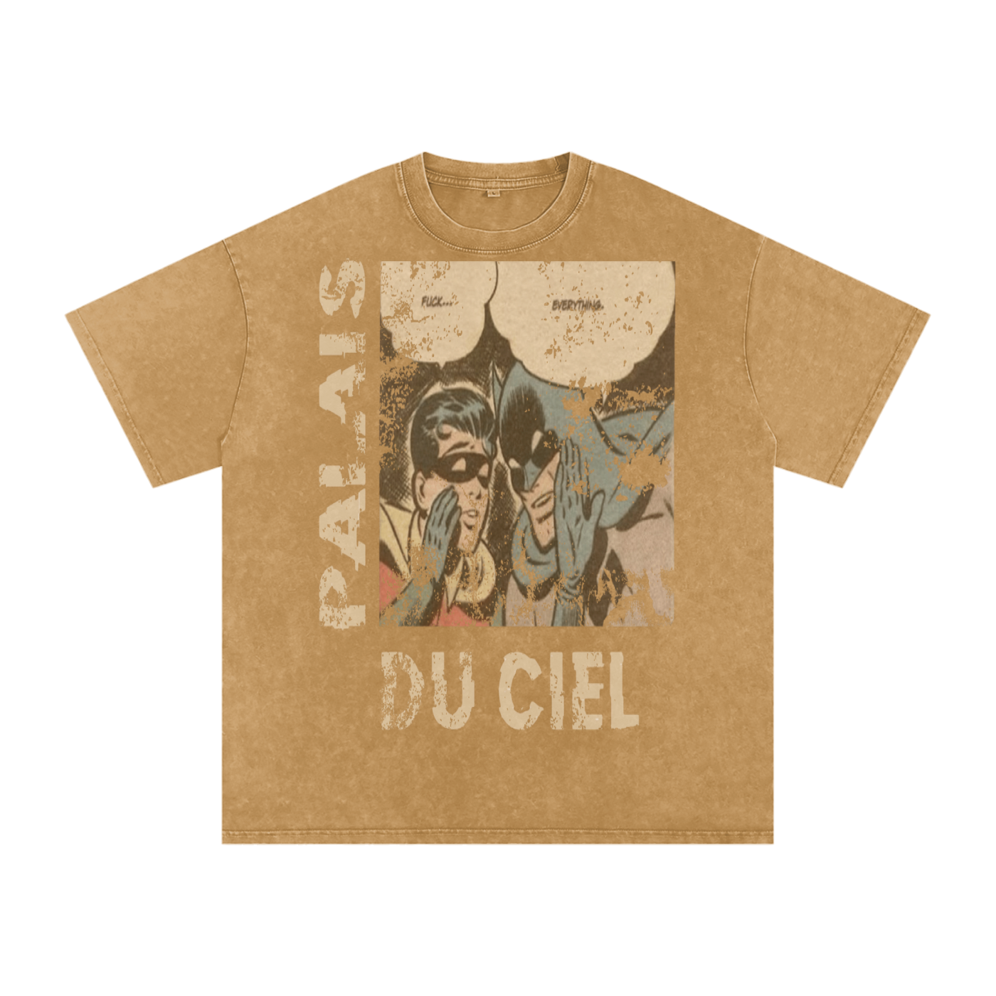 A HERO AND SIDEKICK WASHED T-SHIRT