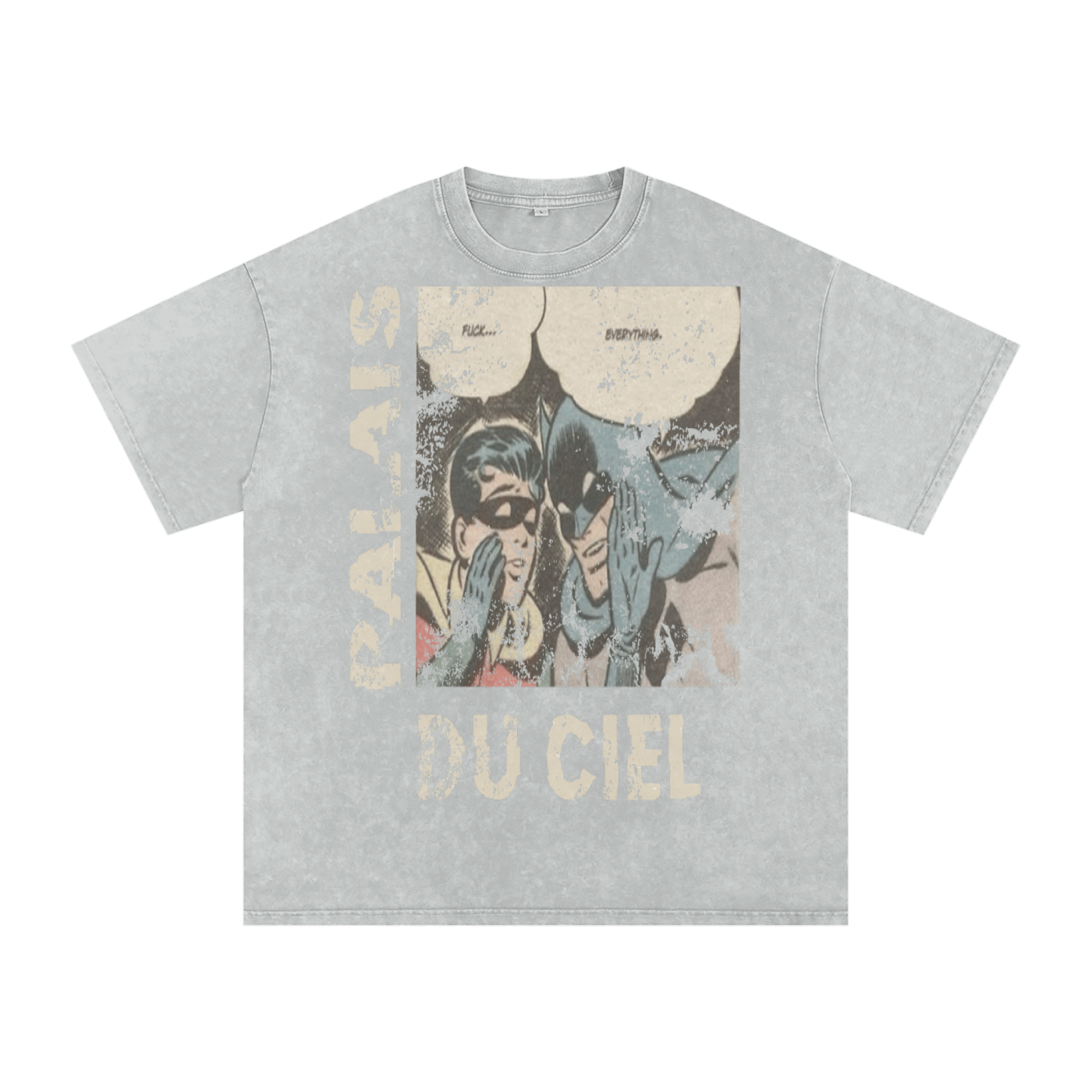 A HERO AND SIDEKICK WASHED T-SHIRT