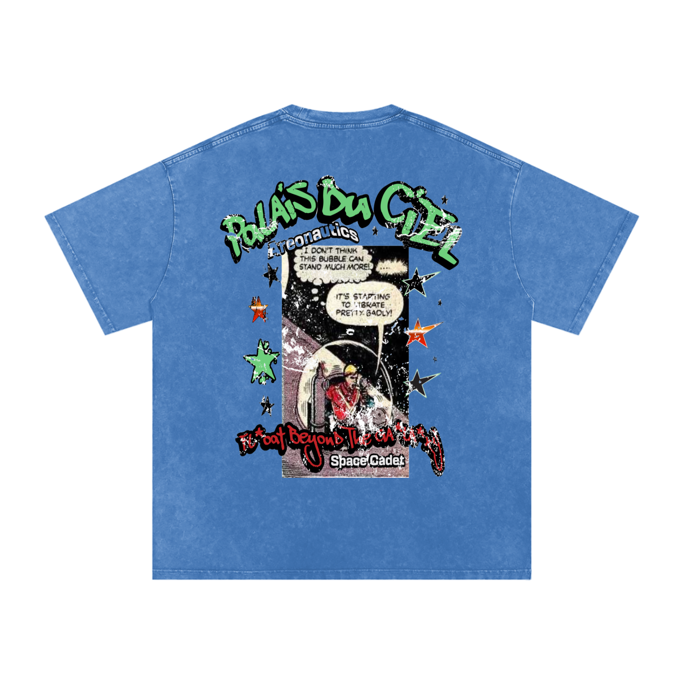 A I'm From Outer Space/ PALAIS DU CIEL Oversized Washed - T-shirt