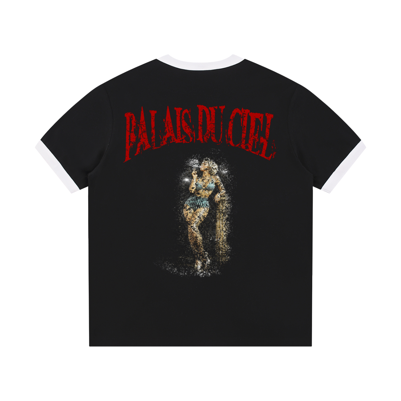 A ACTUAL MODEL SMOKING T-SHIRT