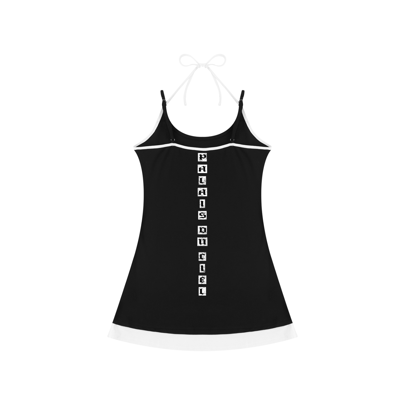 PLAY YOUR PALAIS DU CIEL CARDS RIGHT SLEEVELESS DRESS