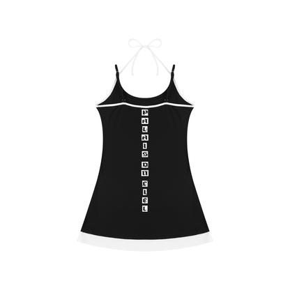 PLAY YOUR PALAIS DU CIEL CARDS RIGHT SLEEVELESS DRESS