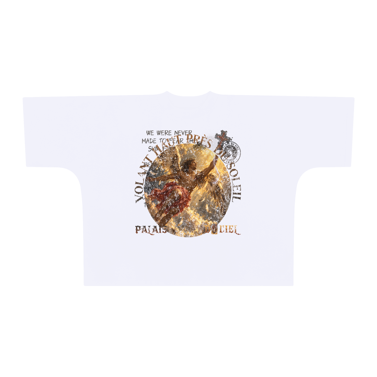 VOLANT HAUT PRÈS DU SOLEIL BOXY T-SHIRT