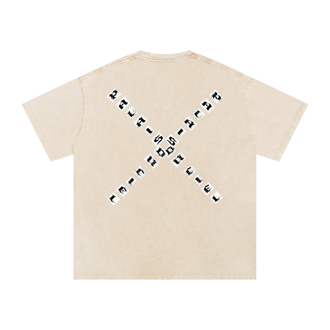 PLAY YOUR PALAIS DU CIEL CARDS RIGHT OVERSIZED WASHED T-SHIRT