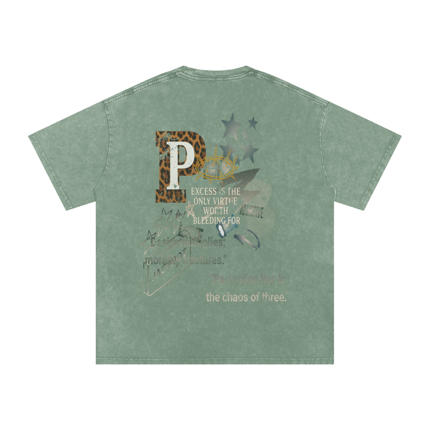 A VOULEZ-VOUS COUCHER AVEC MOI CE SOIR / PALAIS DU CIEL WASHED T- SHIRT