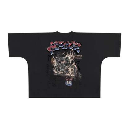 HIGHWAY TO HELL BOXY T-SHIRT