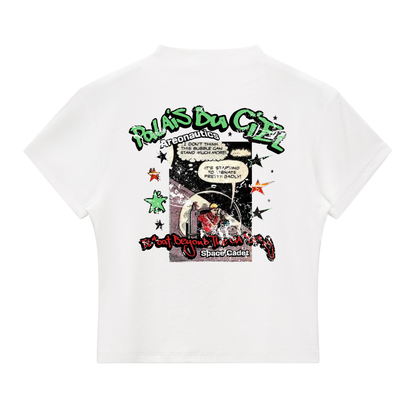 I’M FROM OUTER SPACE CROP TOP T- SHIRT
