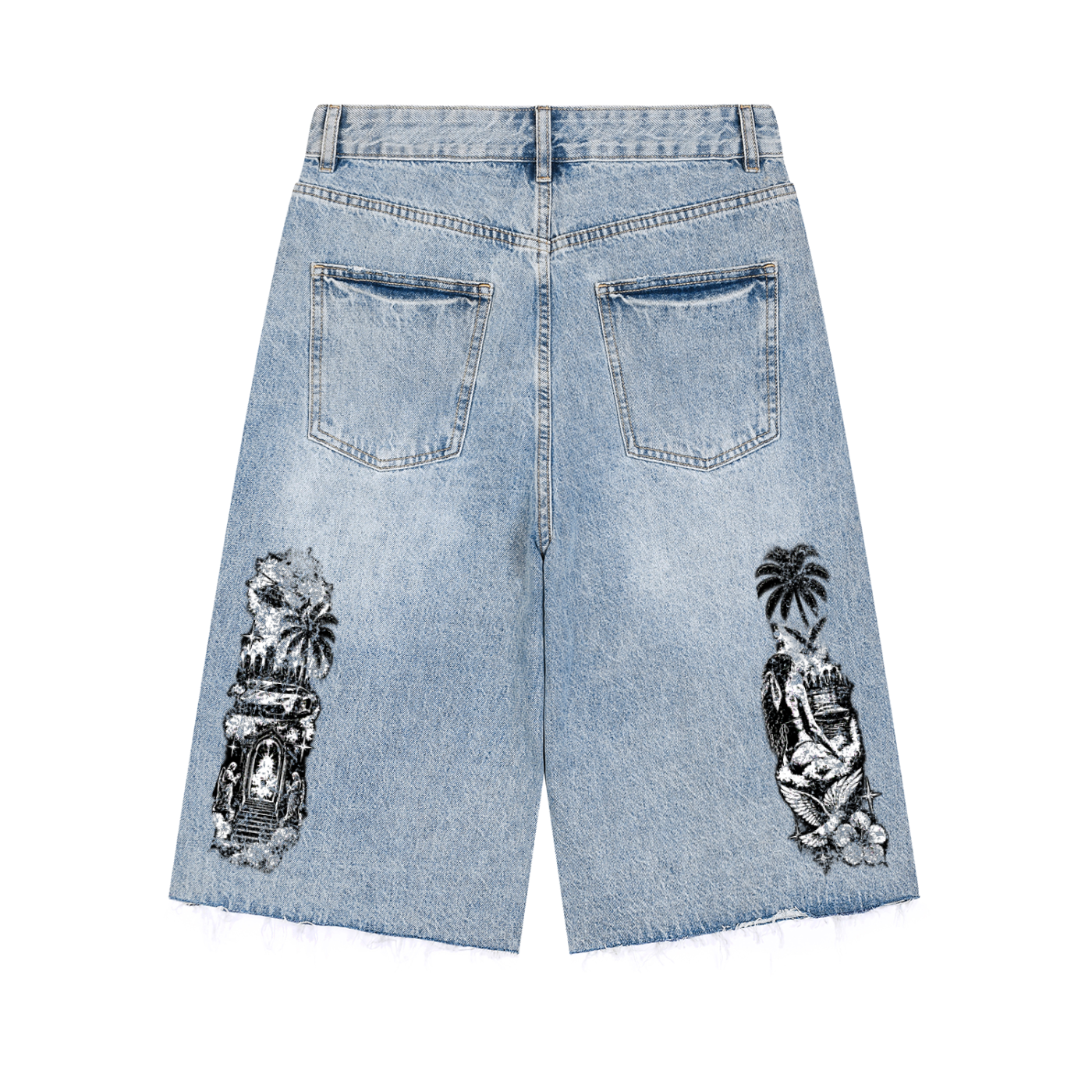 SINNER'S DREAM TOO DENIM SHORTS