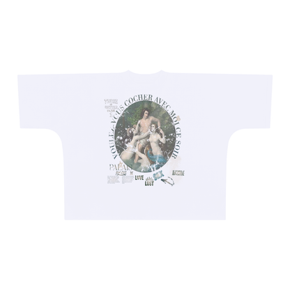 VOULEZ-VOUS COUCHER AVEC MOI CE SOIR WASHED BOXY T- SHIRT