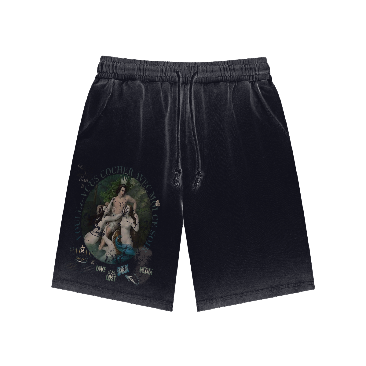A VOULEZ-VOUS COUCHER AVEC MOI CE SOIR / PALAIS DU CIEL WASHED SHORTS
