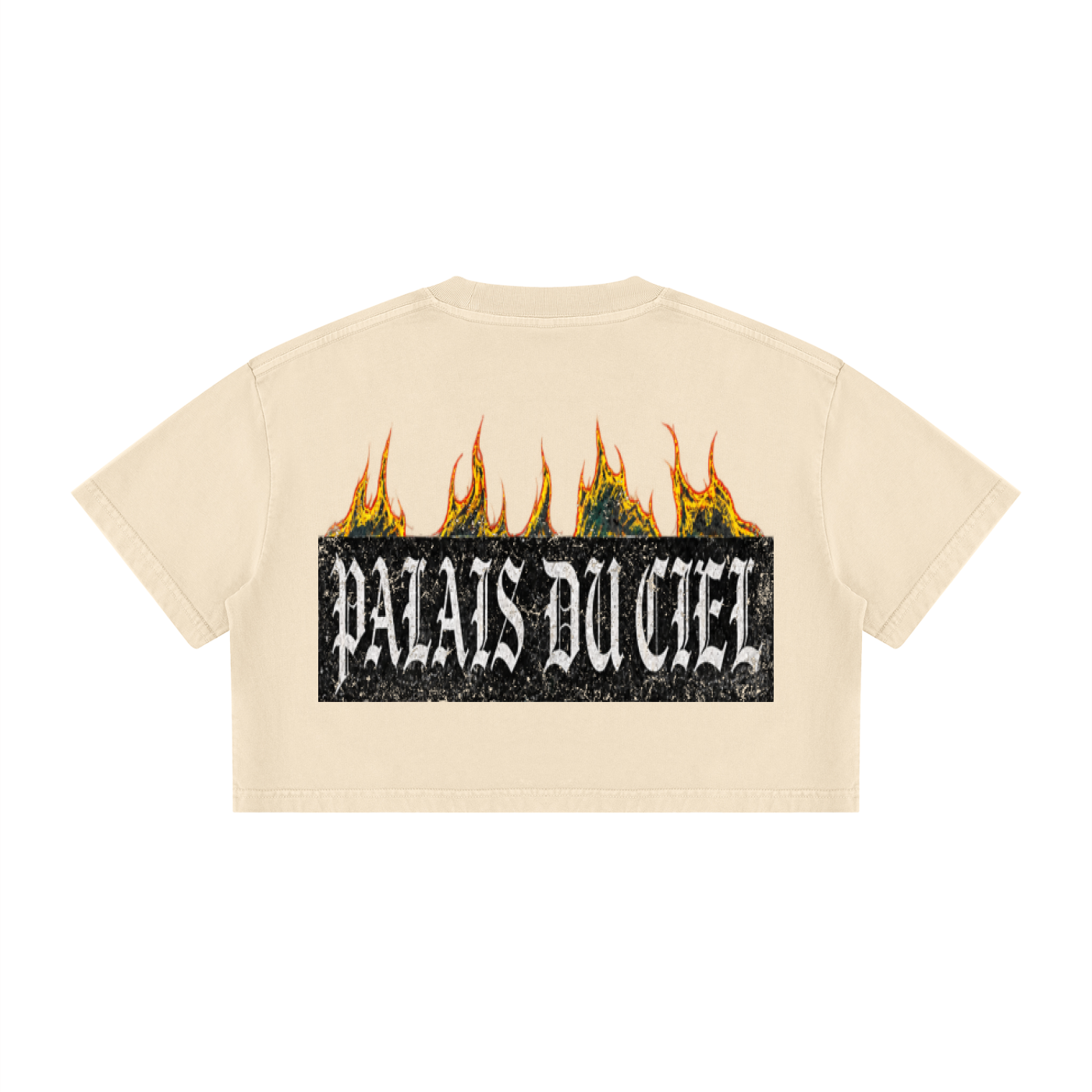 PALACE OF HEAVEN WASHED CROP T-SHIRT