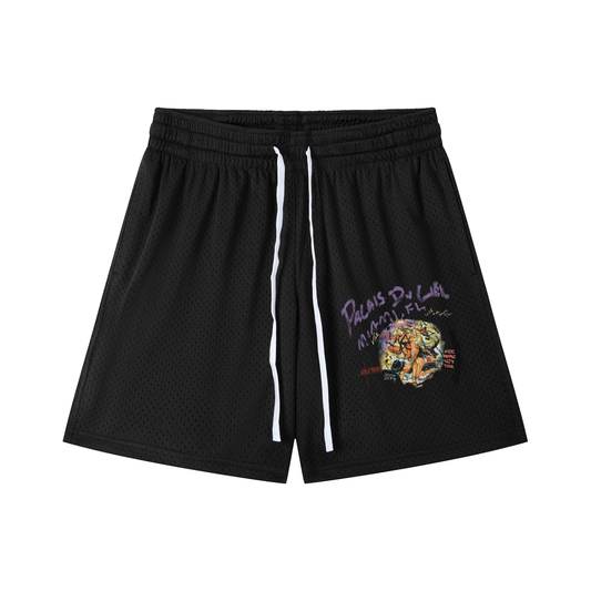 ATTACK ON GIRLS MESH SHORTS