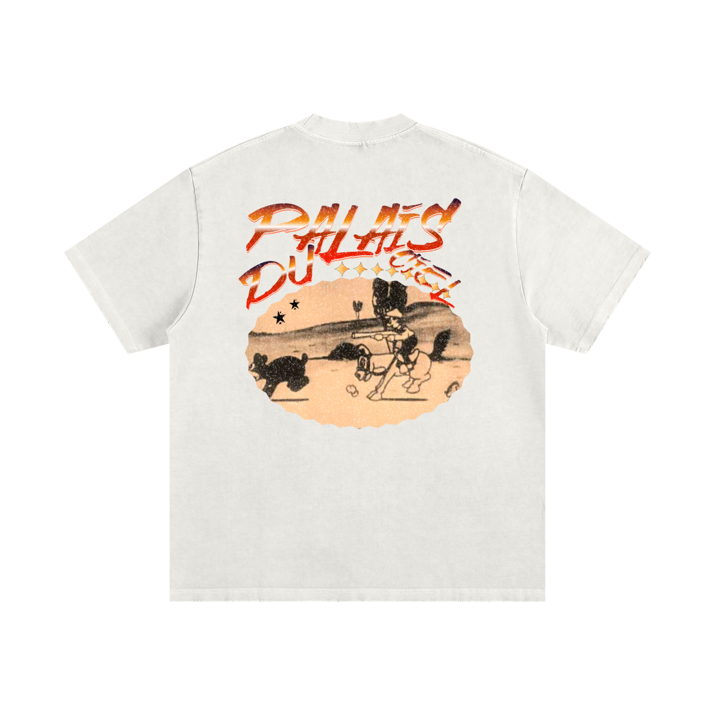 A Palais Du Ciel Cartoon Hunting Scene T-shirt