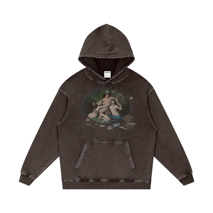 VOULEZ-VOUS COUCHER AVEC MOI CE SOIR WASHED HOODIE