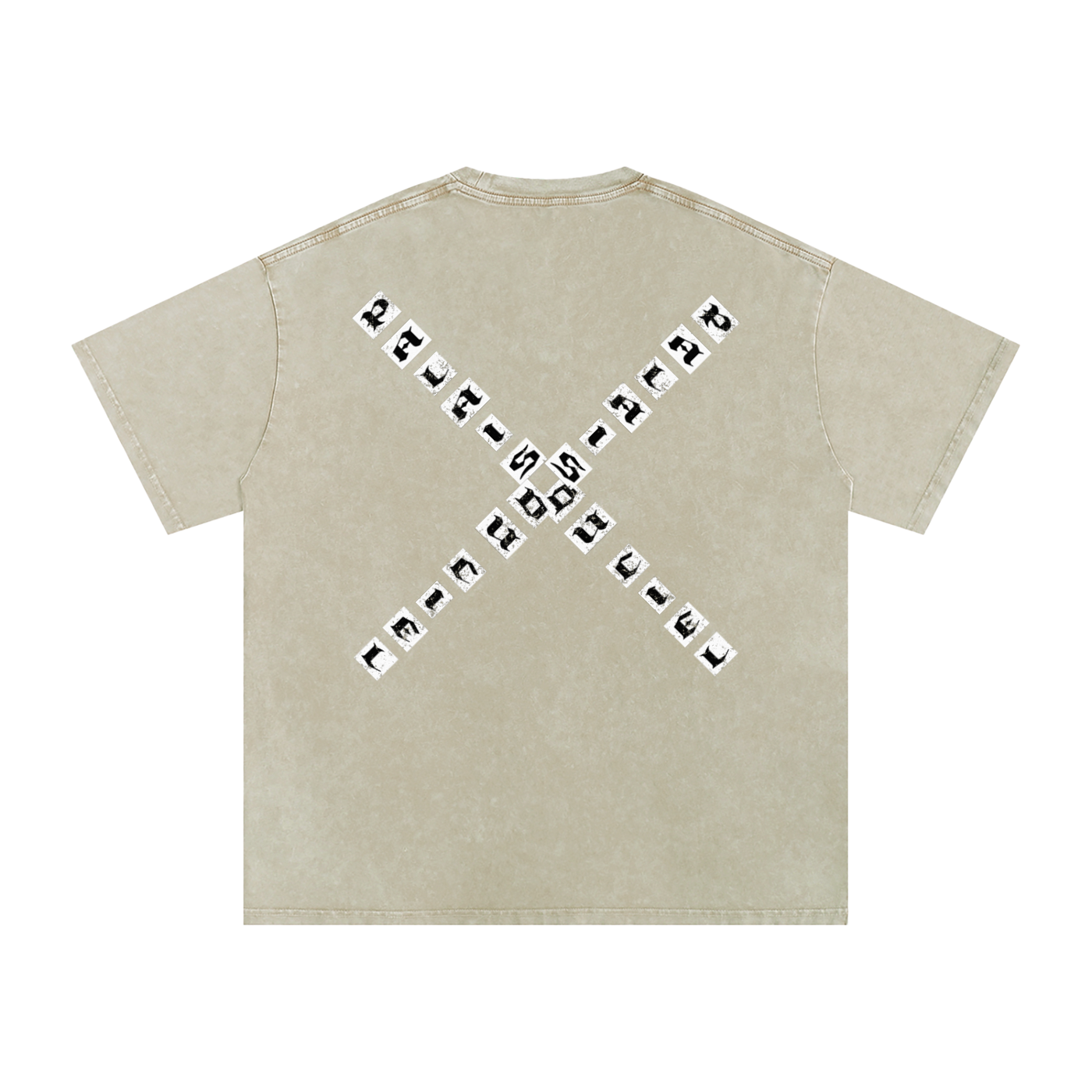 PLAY YOUR PALAIS DU CIEL CARDS RIGHT OVERSIZED WASHED T-SHIRT