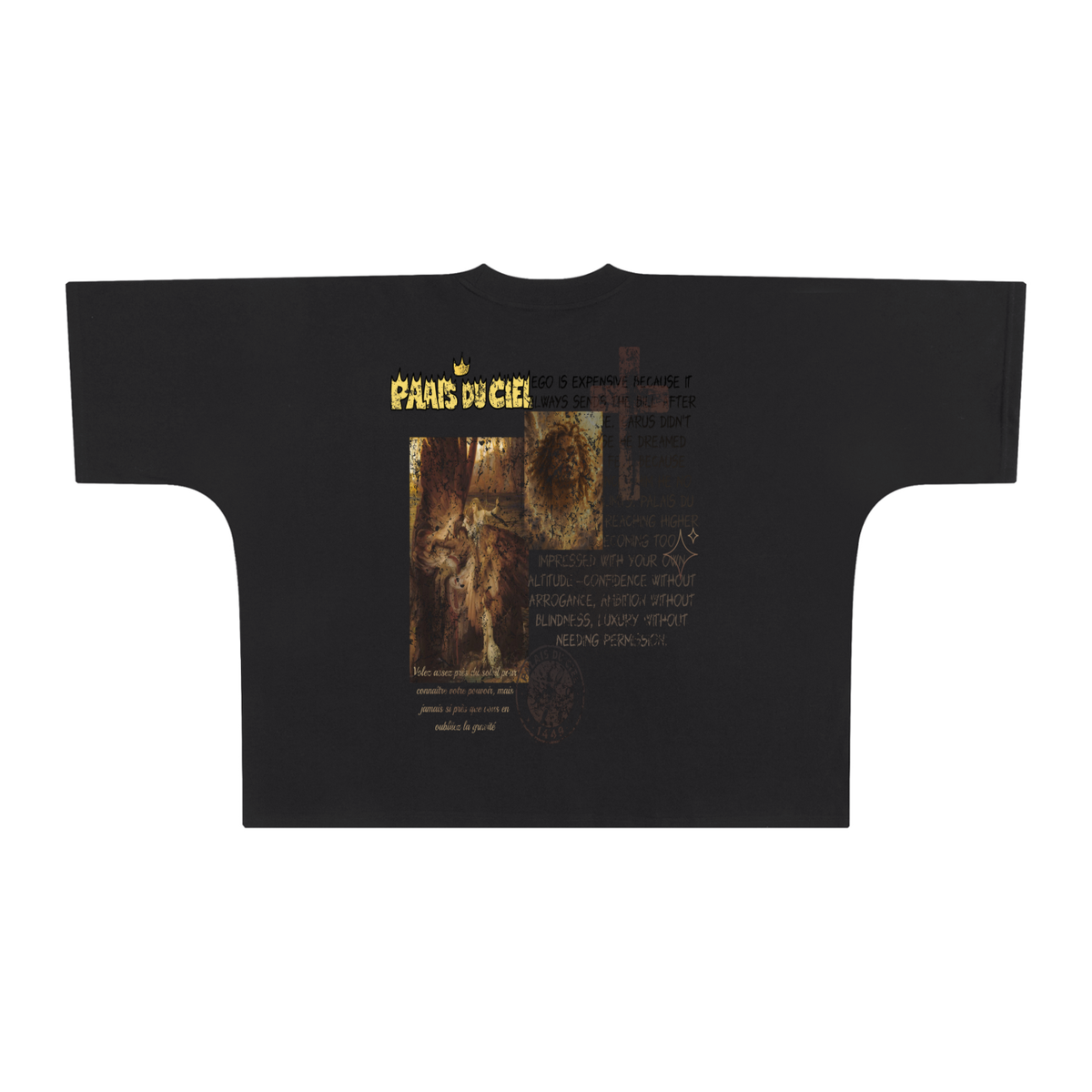 VOLANT HAUT PRÈS DU SOLEIL BOXY T-SHIRT