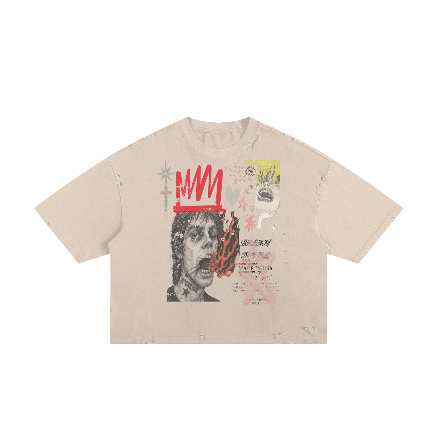 A STOP STRESSING / PALAIS DU CIEL T-SHIRT