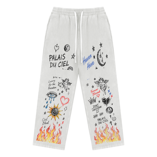 FOREVER BLESSED WASH SWEATPANTS