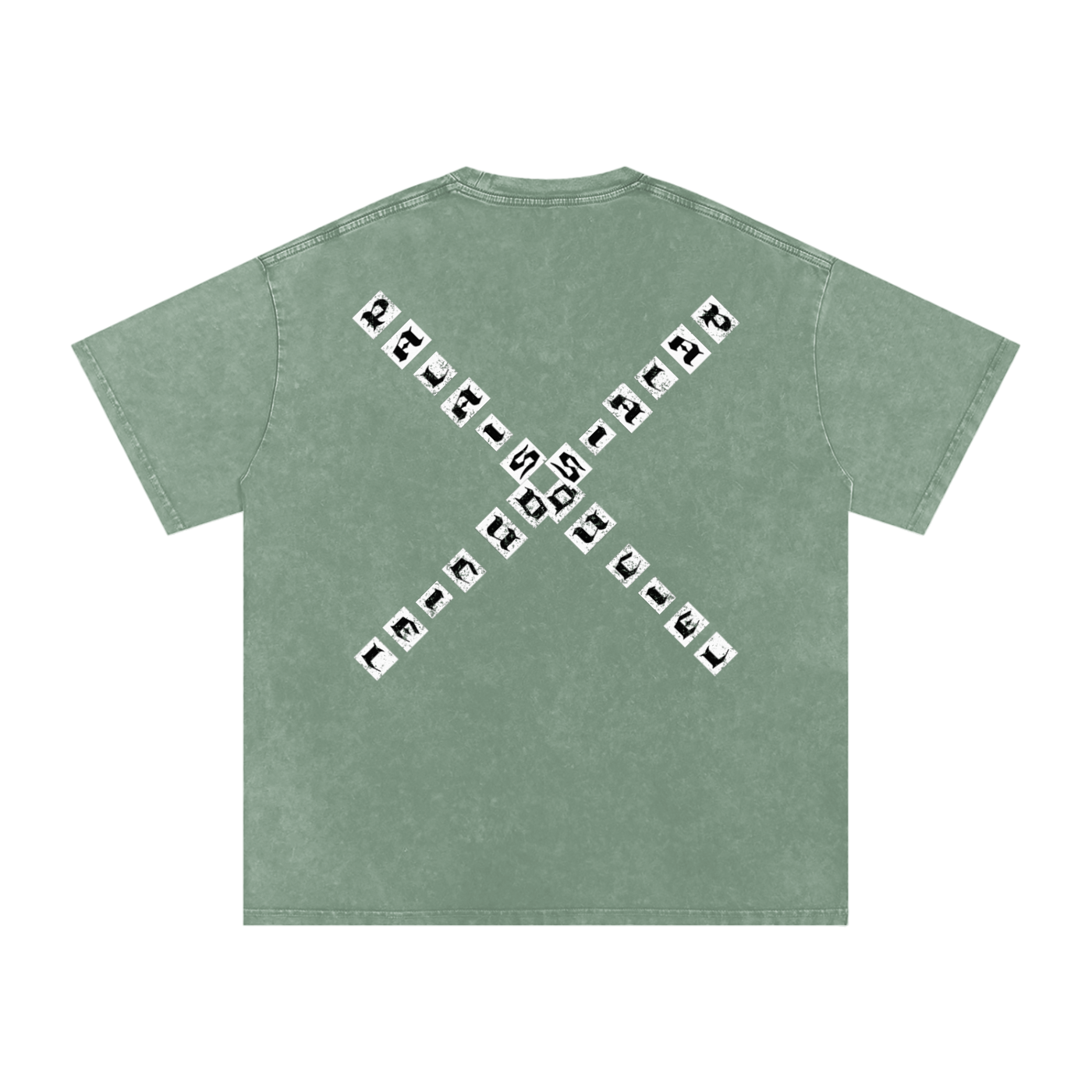 PLAY YOUR PALAIS DU CIEL CARDS RIGHT OVERSIZED WASHED T-SHIRT
