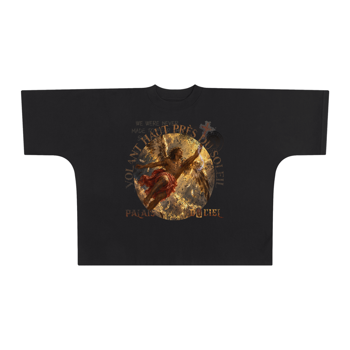 VOLANT HAUT PRÈS DU SOLEIL BOXY T-SHIRT