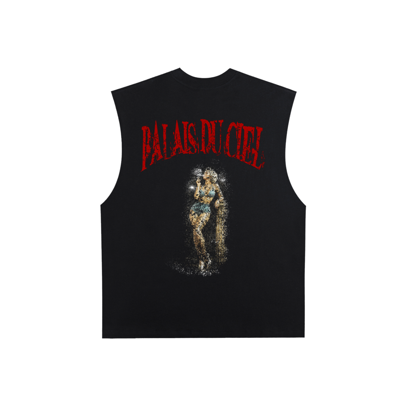 A ACTUAL MODEL SMOKING TANK TOP