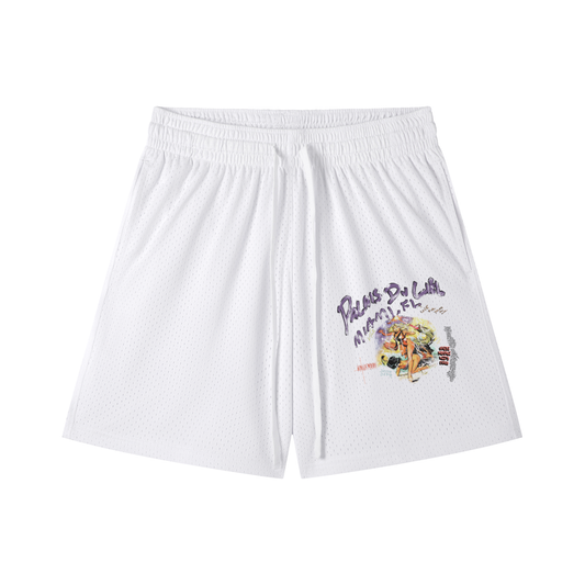A ATTACK ON GIRLS / PALAIS DU CIEL MESH SHORTS