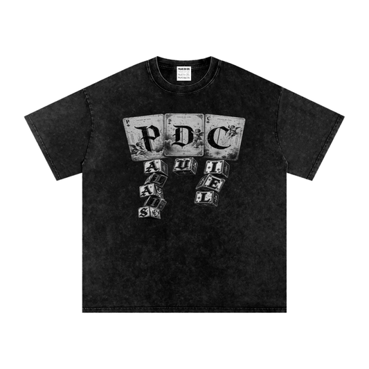 PLAY YOUR PALAIS DU CIEL CARDS RIGHT OVERSIZED WASHED T-SHIRT