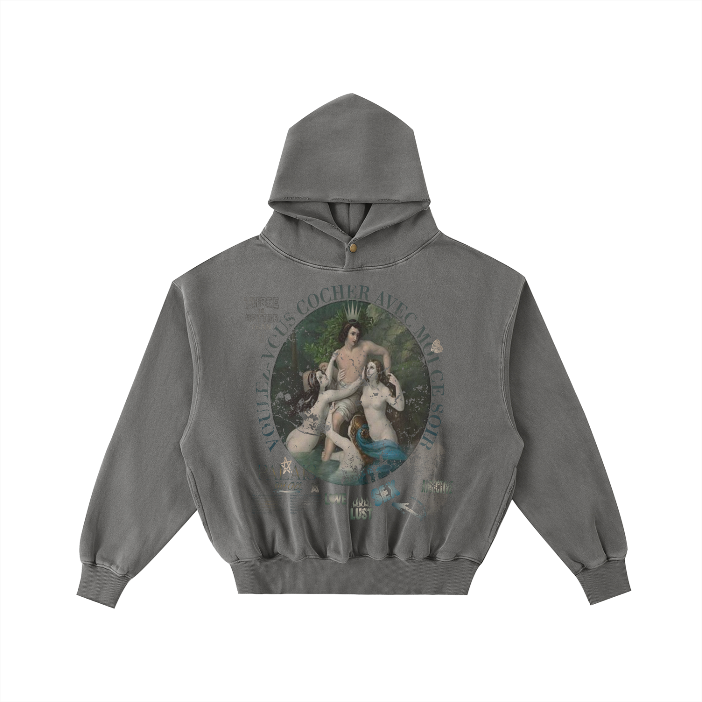 A VOULEZ-VOUS COUCHER AVEC MOI CE SOIR / PALAIS DU CIEL WASHED HOODIE