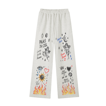 LA GRÂCE DU CIEL — STRAIGHT LEG SWEATPANTS