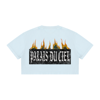 PALACE OF HEAVEN WASHED CROP T-SHIRT