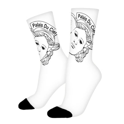 WHITE CIEL LOGO SOCKS