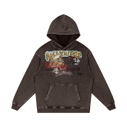 TOUR OF HOLLYWOOD SNOW WASHED HOODIE