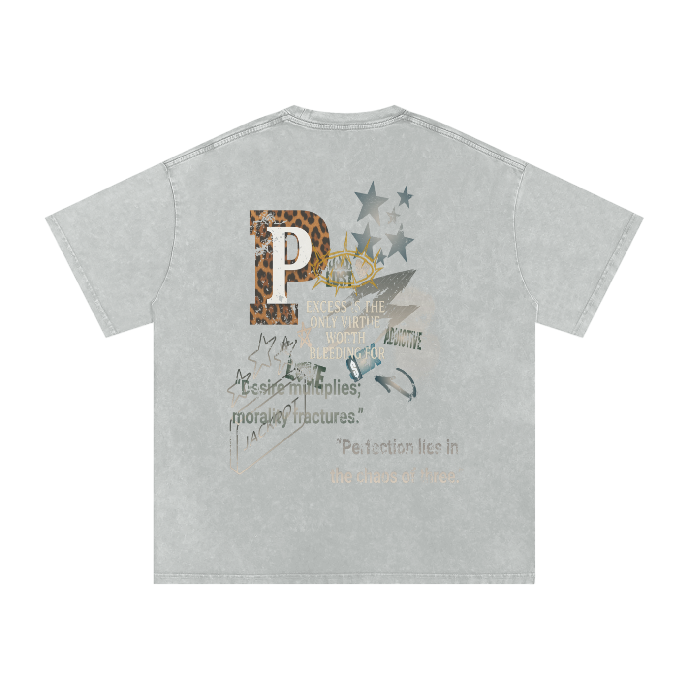 A VOULEZ-VOUS COUCHER AVEC MOI CE SOIR / PALAIS DU CIEL WASHED T- SHIRT