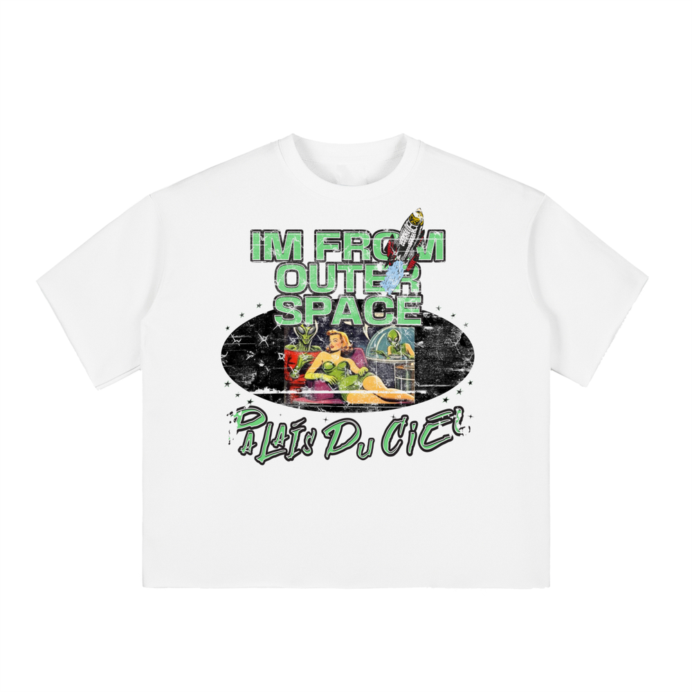 I'M FROM OUTER SPACE BOXY T-SHIRT