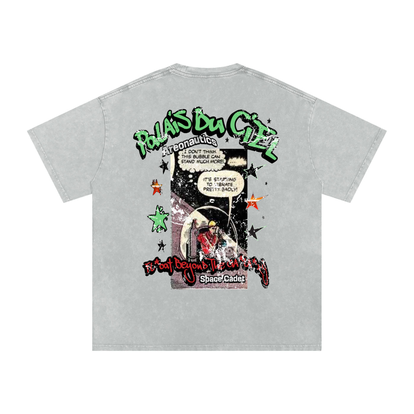 A I'm From Outer Space/ PALAIS DU CIEL Oversized Washed - T-shirt