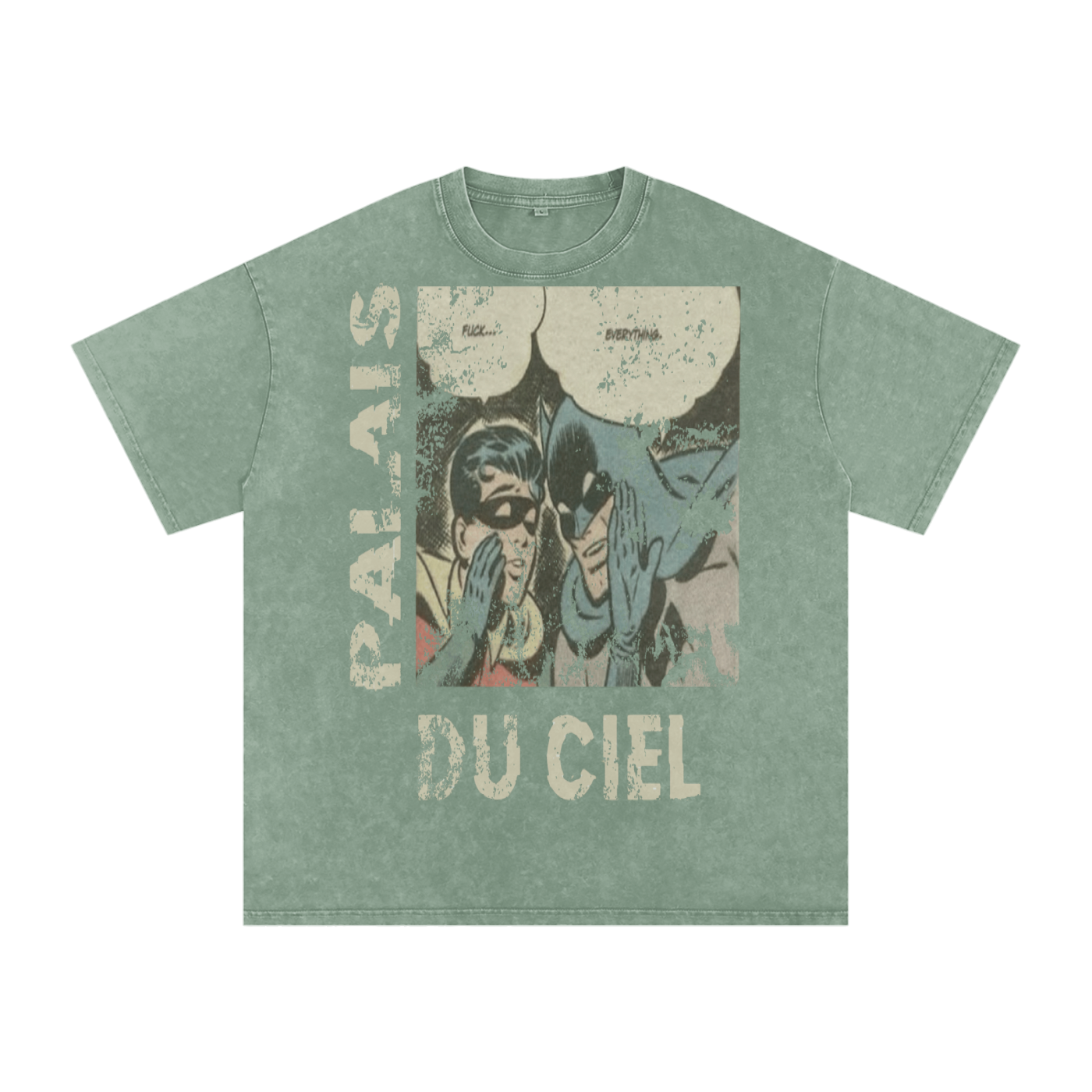A HERO AND SIDEKICK WASHED T-SHIRT