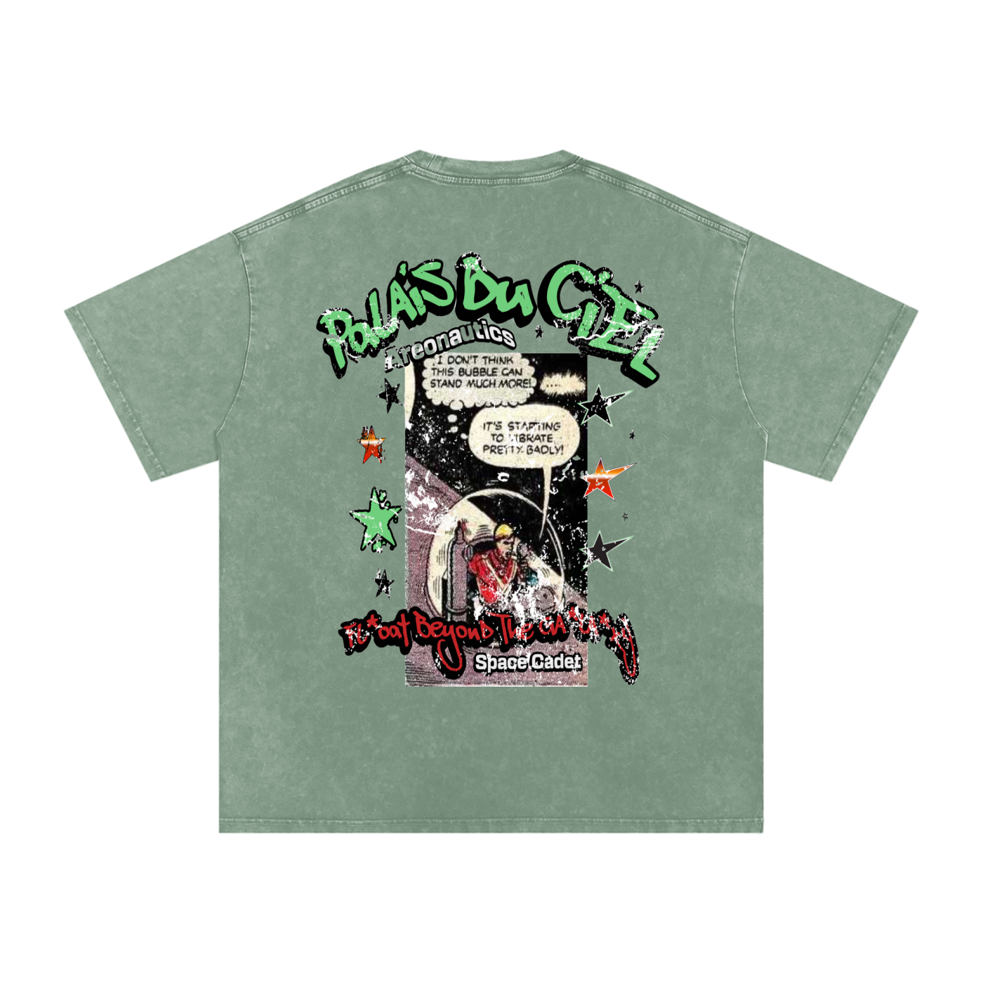 A I'm From Outer Space/ PALAIS DU CIEL Oversized Washed - T-shirt