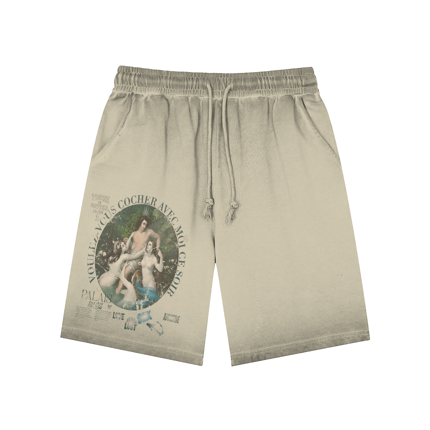 A VOULEZ-VOUS COUCHER AVEC MOI CE SOIR / PALAIS DU CIEL WASHED SHORTS