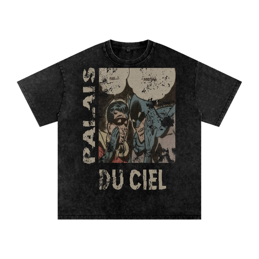 A HERO AND SIDEKICK WASHED T-SHIRT