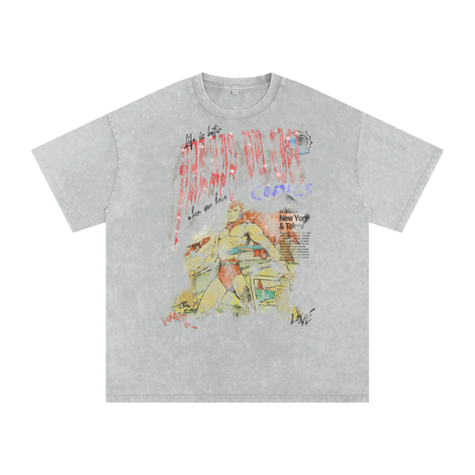 A AWESOME SUPERHERO FIGHTING CRIME / PALAIS DU CIEL T-SHIRT