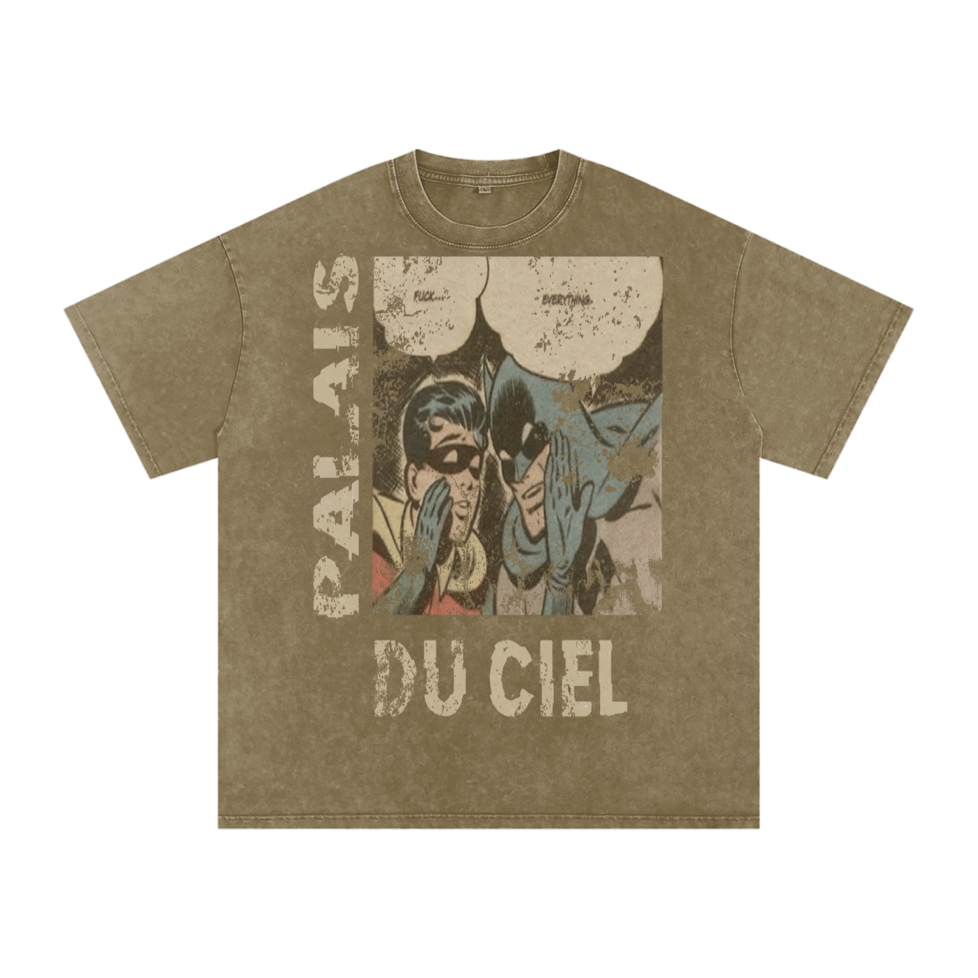 A HERO AND SIDEKICK WASHED T-SHIRT