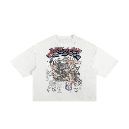 HIGHWAY TO HELL RIPPED T-SHIRT