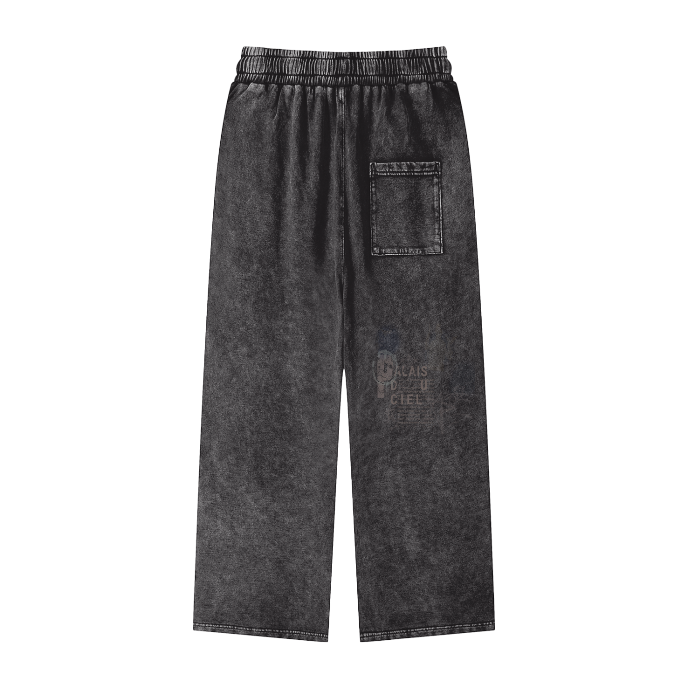 A MÉNAGE À QUATRE / PALAIS DU CIEL WASHED STRAIGHT LEG SWEATPANTS